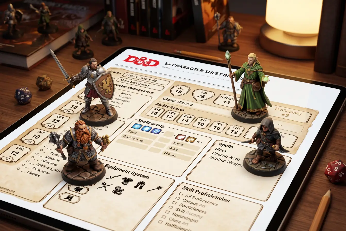 DnD Character Sheet Generator